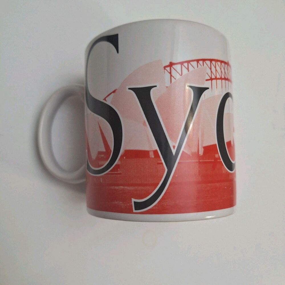 Starbucks SYDNEY City Mug Collector Series Sydney Harbour Bridge 2000 Vintage
